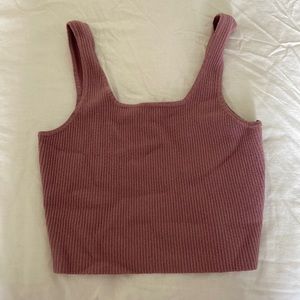 Mauve Kendall&Kylie crop top